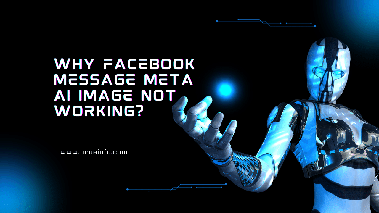 why Facebook Message Meta Ai Image Not Working?|||